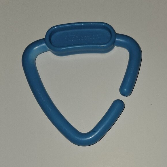 Baby Connection Aqua Blue Triangle Clip Link Loop Hook Toy Replacement - Picture 3 of 4